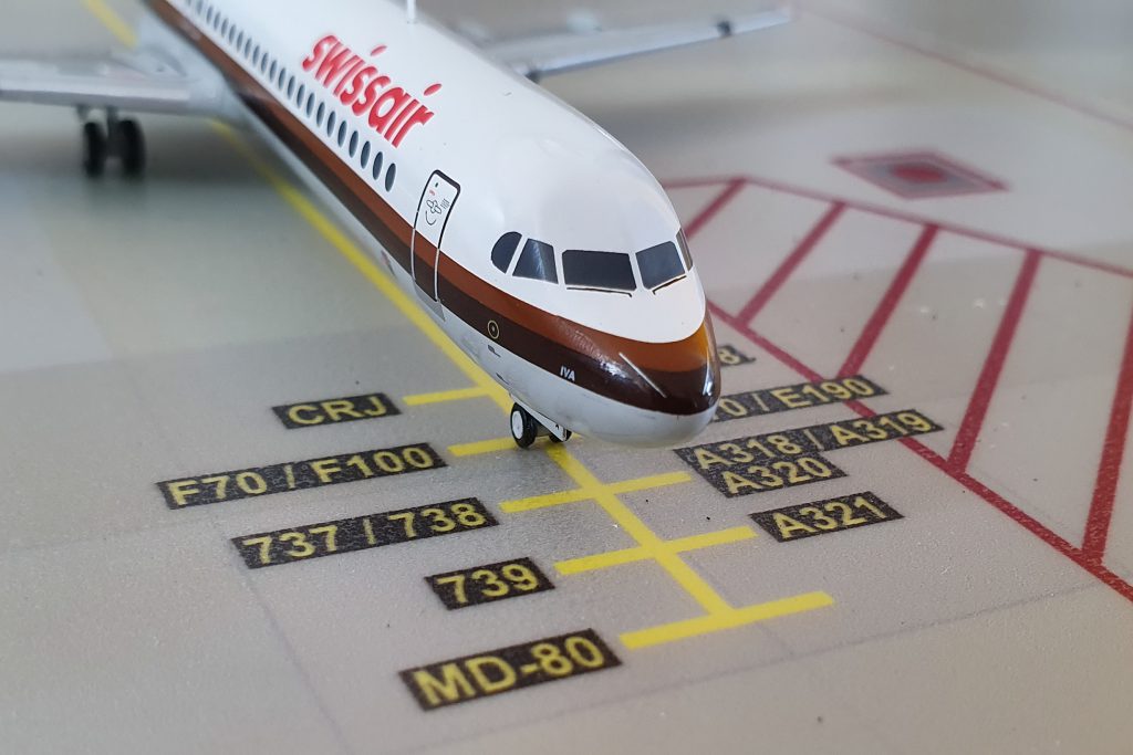 1:200 Airport Ground Plates AGP1 Narrow-Body Stand Markings